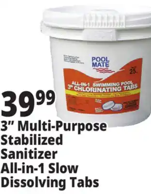 Ocean State Job Lot 3 Multi-Purpose Stabilized Sanitizer All-in-1 Slow Dissolving Tabs offer
