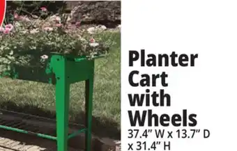 Ocean State Job Lot Planter Cart with Wheels offer