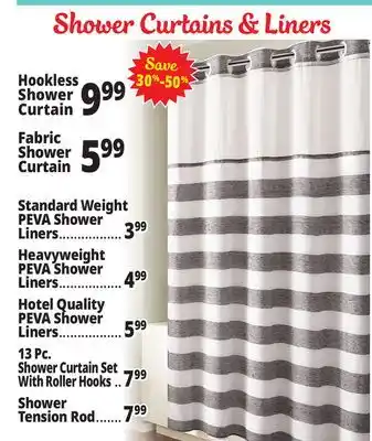 Ocean State Job Lot Shower Curtains & Liners offer