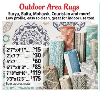 Ocean State Job Lot Outdoor Area Rugs offer