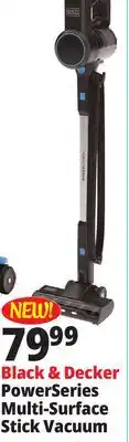 Ocean State Job Lot Black & Decker PowerSeries Multi-Surface Stick Vacuum offer