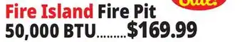 Ocean State Job Lot Fire Island LP Gas Outdoor Fire Pit offer