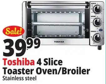 Ocean State Job Lot Toshiba 4-Slice Stainless Steel Toaster Oven offer