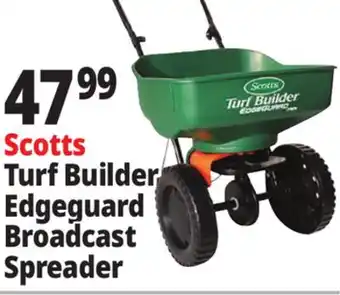 Ocean State Job Lot Scotts Turf Builder Edgeguard Broadcast Spreader offer