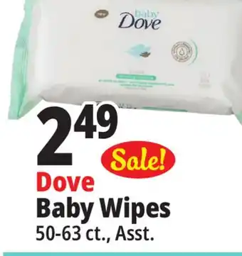 Ocean State Job Lot Dove Baby Wipes offer