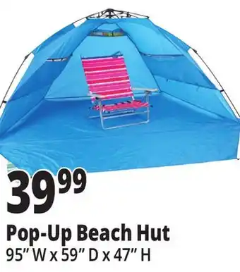 Ocean State Job Lot Instant Pop-Up Beach Tent offer