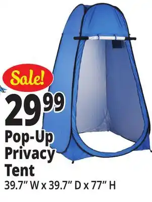 Ocean State Job Lot Pop-Up Privacy Tent offer
