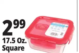 Ocean State Job Lot Glass Food Storage Container 19 oz offer