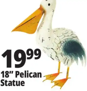 Ocean State Job Lot 18 Pelican Garden Statue offer