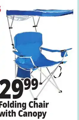 Ocean State Job Lot Folding Chair with Canopy offer