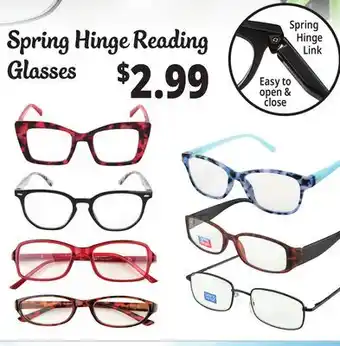 Ocean State Job Lot Spring Hinge Reading Glasses offer