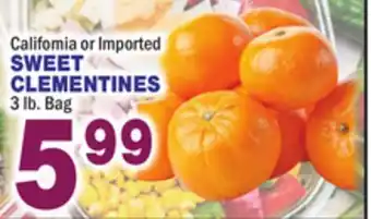 Bravo Supermarkets SWEET CLEMENTINES offer