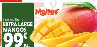 Bravo Supermarkets EXTRA LARGE MANGOS offer