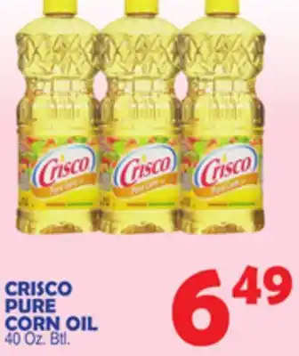 Bravo Supermarkets CRISCO PURE CORN OIL offer