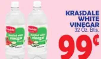 Bravo Supermarkets KRASDALE WHITE VINEGAR offer