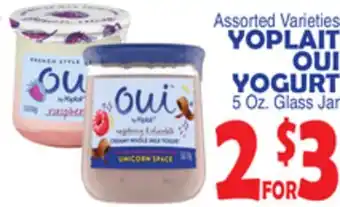 Bravo Supermarkets YOPLAIT OUI YOGURT offer