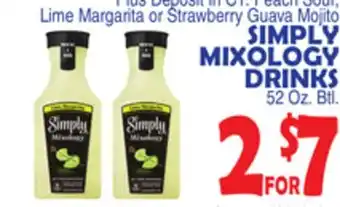 Bravo Supermarkets SIMPLY MIXOLOGY DRINKS offer
