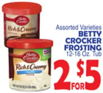 Bravo Supermarkets BETTY CROCKER FROSTING offer