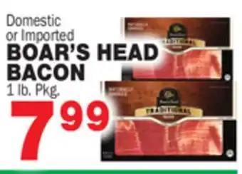 Bravo Supermarkets BOAR'S HEAD BACON offer