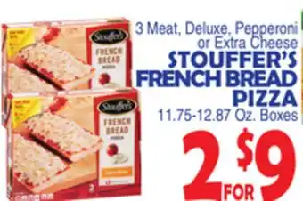 Bravo Supermarkets STOUFFER'S FRENCH BREAD PIZZA offer