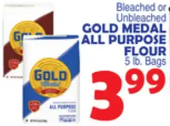 Bravo Supermarkets GOLD MEDAL ALL PURPOSE FLOUR offer