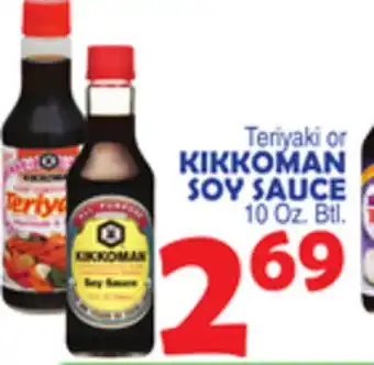 Bravo Supermarkets KIKKOMAN SOY SAUCE offer