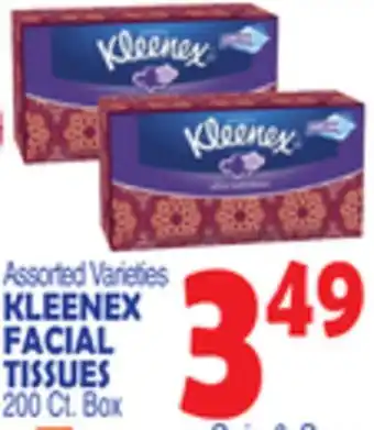 Bravo Supermarkets KLEENEX FACIAL TISSUES offer
