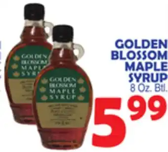 Bravo Supermarkets GOLDEN BLOSSOM MAPLE SYRUP offer