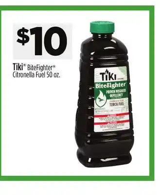 Dollar General Tiki BiteFighter Citronella Fuel offer