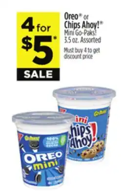 Dollar General Oreo or Chips Ahoy! Mini Go-Paks! offer