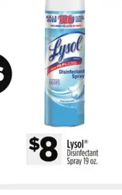Dollar General Lysol Disinfectant Spray offer