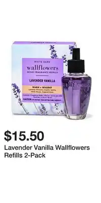Bath & Body Works Lavender Vanilla Wallflowers Refills 2-Pack offer