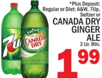 C Town CANADA DRY GINGER ALE offer