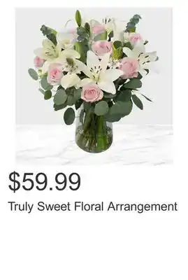 Costco Truly Sweet Floral Arrangement offer