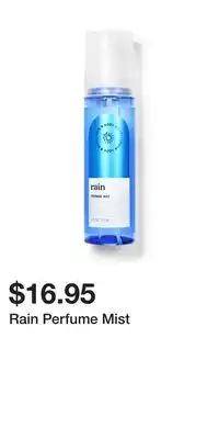 Bath & Body Works Rain Perfume Mist offer