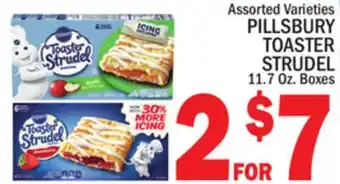 C Town PILLSBURY TOASTER STRUDEL, 11.7 Oz. Boxes offer