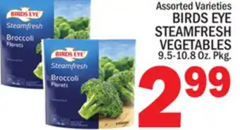 C Town BIRDS EYE STEAMFRESH VEGETABLES offer
