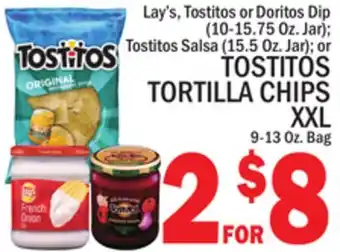 C Town TOSTITOS TORTILLA CHIPS XXL 9-13 Oz. Bag offer