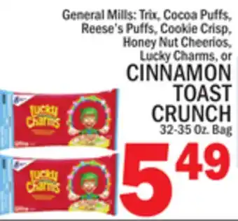 C Town CINNAMON TOAST CRUNCH offer