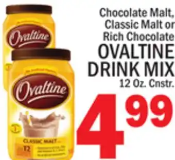 C Town OVALTINE DRINK MIX offer