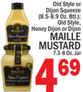 C Town MAILLE MUSTARD, 7.3-8 Oz. Jar offer