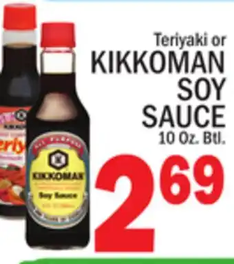 C Town KIKKOMAN SOY SAUCE offer