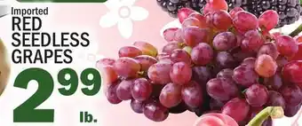 C Town RED SEEDLESS GRAPES offer