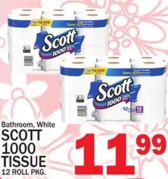 C Town SCOTT 1000 TISSUE offer