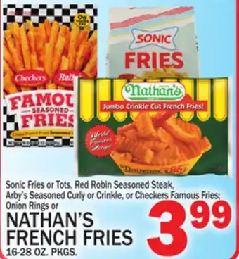 C Town NATHAN'S FRENCH FRIES offer