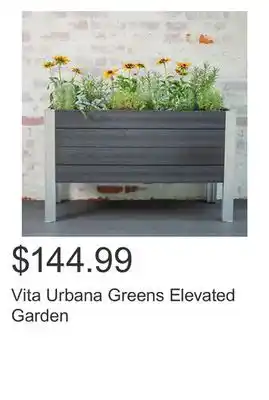 Costco Vita Urbana Greens Elevated Garden offer