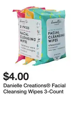 Five Below Danielle Creations Facial Cleansing Wipes 3-Count offer