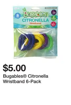 Five Below Bugables Citronella Wristband 6-Pack offer