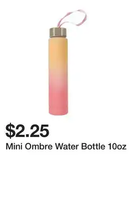 Five Below Mini Ombre Water Bottle 10oz offer
