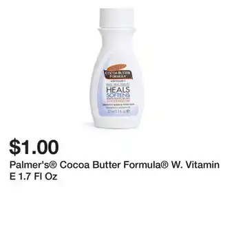 Five Below Palmer's Cocoa Butter Formula W. Vitamin E 1.7 Fl Oz offer